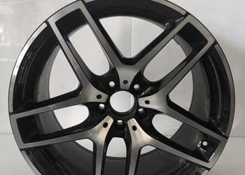 Felga aluminiowa 19 cali oryginalna Mercedes AMG czarna 5x112 srebna