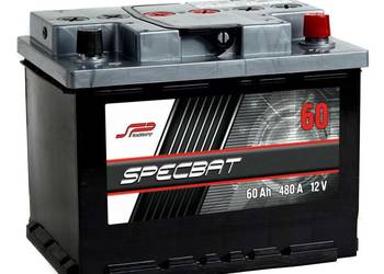 Akumulator SPECBAT 60Ah 480A EN PRAWY PLUS wysoki