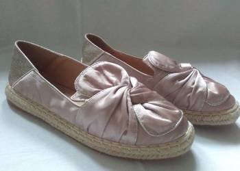 Buty damskie ESPADRYLE róż r. 37,5-38 jakość i stan bdb