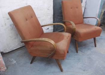 Stare fotel model 53, J. Smidek, Czechosłowacja, TON