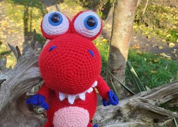 Smok Edzio na szydełku