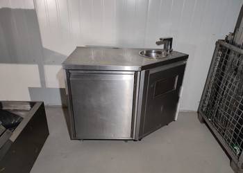 Zlew gastronomiczny jednokomorowy 1100 x 580 x 850 mm  restauracja kuchnia