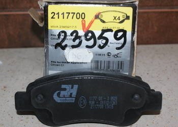 GDB1633 - TRW - KLOCKI HAMULC. TOYOTA AYGO 05- Zestaw klockó