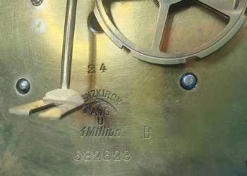 Sprawny mechanizm LENZKIRCH B24=wahadło z zawieszką ok.47 cm=po przeglądzie