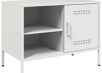 Szafka pod telewizor biała 68x39x505 cm stalowa WM-843004