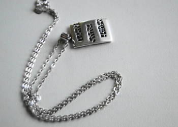 Fajny naszyjnik śliczny łańcuszek srebro 925