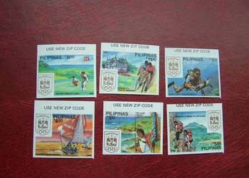 Filipiny 1988 Mi. 1862/ 67 cięt MNH Sport Tydzień Olimpijski
