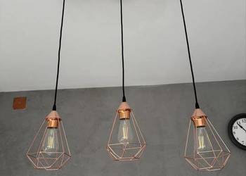 Żyrandole Rose Gold 2 sztuki stan idealny