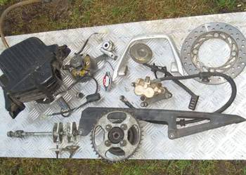 Honda CBR 125 - tarcza, wentylator, osłona łań.