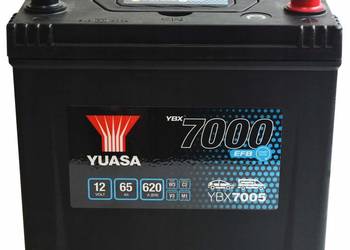 Akumulator YBX7005 12V 65Ah 620A EFB P+