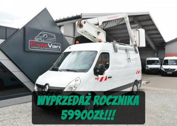 Renault Master max master dźwig 2,3 Podnośnik koszowy Zwyżka