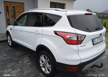 Ford Kuga 2017r. 2.0 TDCi 150 KM Navi, skóry, hak, key less,  Super Stan