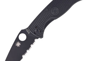 Nóż składany Spyderco Tenacious Lightweight Black FRN, Black Combo 8Cr13Mo…