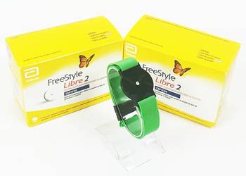 Opaska ochronna na sensor FreeStyle Libre 2 - Jasnozielona