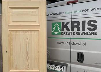 Drzwi wewnętrzne listewka retro 100% sosna