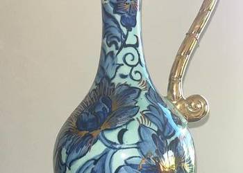 Amfora z ptakiem. Wazon. Vintage Hubert Bequet Ceramique D'art. Made in P