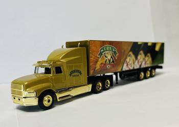 Kolekcjonerski model auta ciężarówki TIR z naczepą