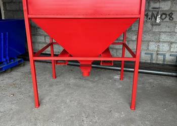 Kosz zasypowy do big bag, bufor, paczkarka 2.1 m3