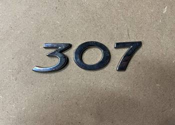 Znaczek emblemat napis tylnej klapy tył Peugeot 307