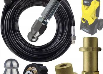 Zestaw do Czyszczenia Kanalizacji 20 m – Gwint M22 | Ciśnienie do 160 bar