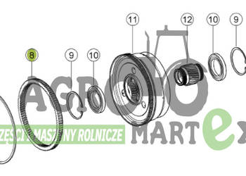 0005016690, 501669, 0501669 KOŁO Z OTWOREM CLAAS