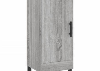 Szafka szary dąb sonoma 345x34x90 cm materiał drewnopochodny WM-830474