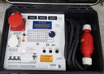 ROTEC SAT 0702-3PCASE tester urządzeń 1i3 fazowych