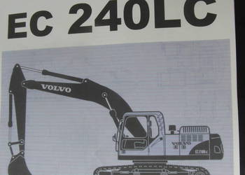 dtr instrukcja obsługi koparka volvo ec240LC i inne