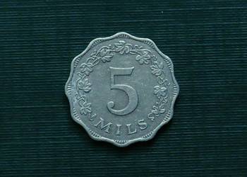 MALTA - 5 milów, 1972r