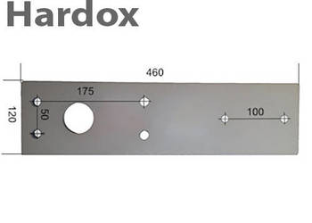 Płoza półdługa HARDOX 90060347/S części do pługa SKJOLD
