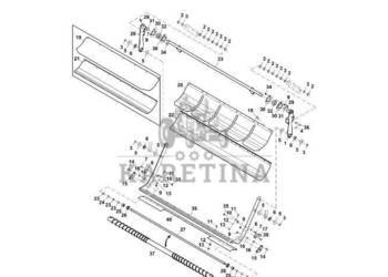John Deere 960 - Uchwyt CC124146 (System owijania)
