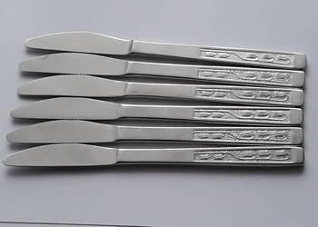 Noże obiadowe (nr.1), KONWALIE, Gerlach, sztućce PRL