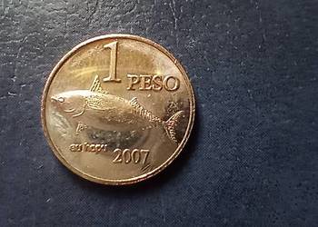 Stare monety 1 pesos 2007 Wyspa Wielkanocna