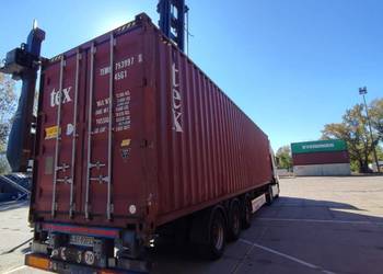 Kontener morski, magazynowy - 40HC, 12 metrowy / POLKONT