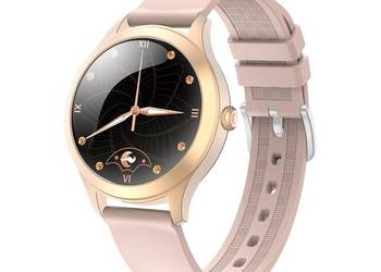 Zegarek damski smartwatch G.Rossi SW014-3 różowe złoto