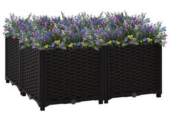 Donica do podniesionej rabaty 80x80x38 cm polipropylen WM-316540