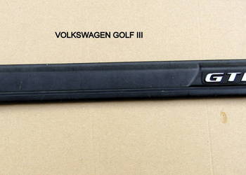 LISTWA BŁOTNIKA TYLNEGO LEWEGO VW GOLF III GTI, 1H3853535A