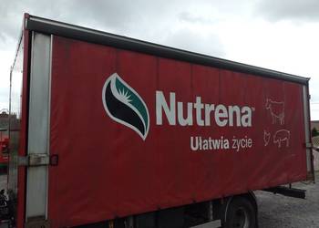 Nutrena obustronna firanka schowek magazyn sklep paszowy napojówka plandeka