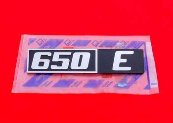 NOWY emblemat znaczek logo napis 650E Polski Fiat 126 126p 650 E ST FL