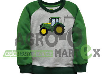 BLUZA DZIECIĘCA SZARO-ZIELONA 3-4 LATA JD