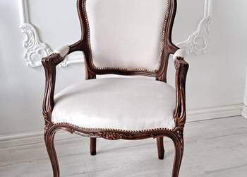 Stylowy fotel krzesło Ludwik Ludwikowski