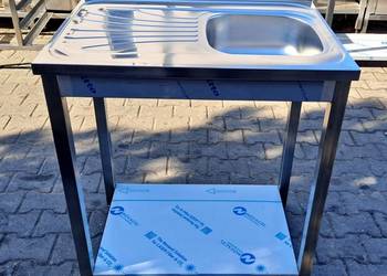 ZLEW 1 KOMOROWY Z PÓŁKĄ - 80/60/85 - M.1487.N