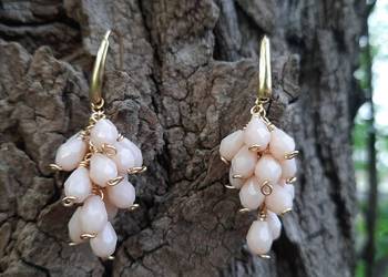 Kolczyki Winogrona handmade