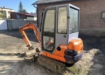 # HITACHI EX16 – Mini Koparka – Rok 2002 – Gotowa do Pracy