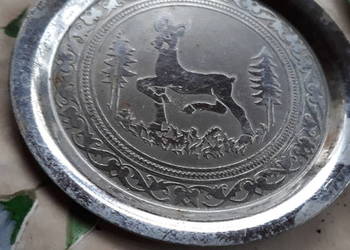 Piękne,metalowe podstawki pod szklanki,motyw zwierząt