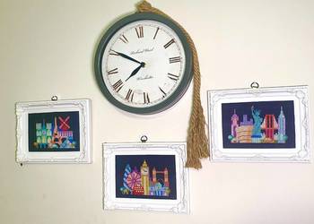 Zestaw haftowanych obrazków Zestaw haftowanych obrazków