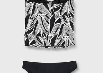 40B FIREFLY Damskie tankini Lorisa czarno-białe