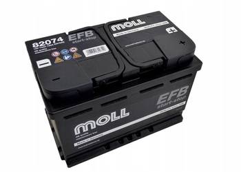 Akumulator MOLL EFB 12V 74Ah 720 A P+