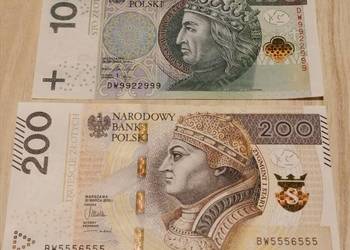 Banknot RADAR/ PIĘKNE Dwucyfrowe radary