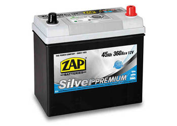Akumulator 45Ah 360A ZAP Japan Prawy +